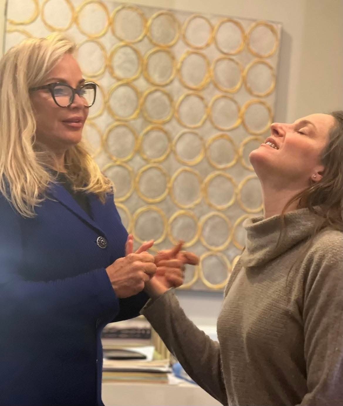 Chiropractic care in the treatment room